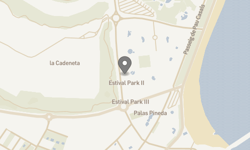 Lokation for Hotel Estival Park Almaris