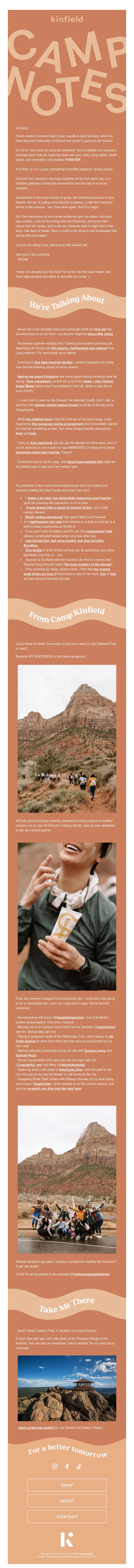 Camp Notes 47 In Summer We Trust