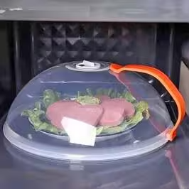 Vent microwave food cover 2