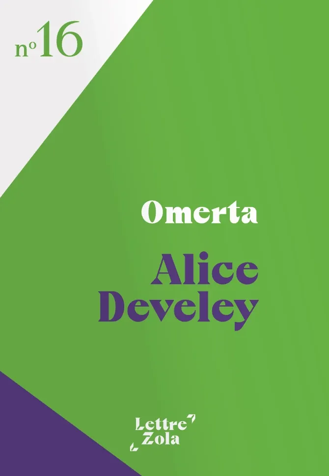 Couverture Lettre Zola N16 - Omerta
