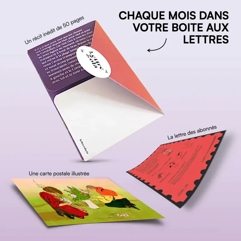 Lettre Zola repliée au format lettre