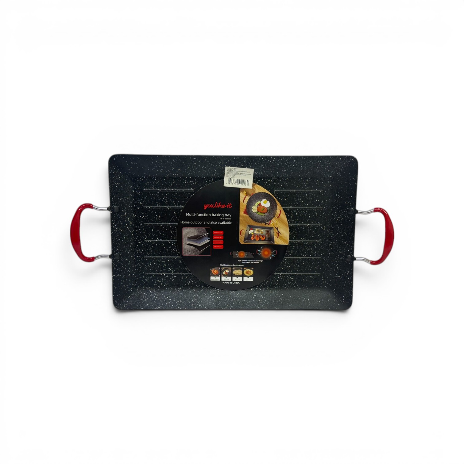 Comal rectangular antiadherente