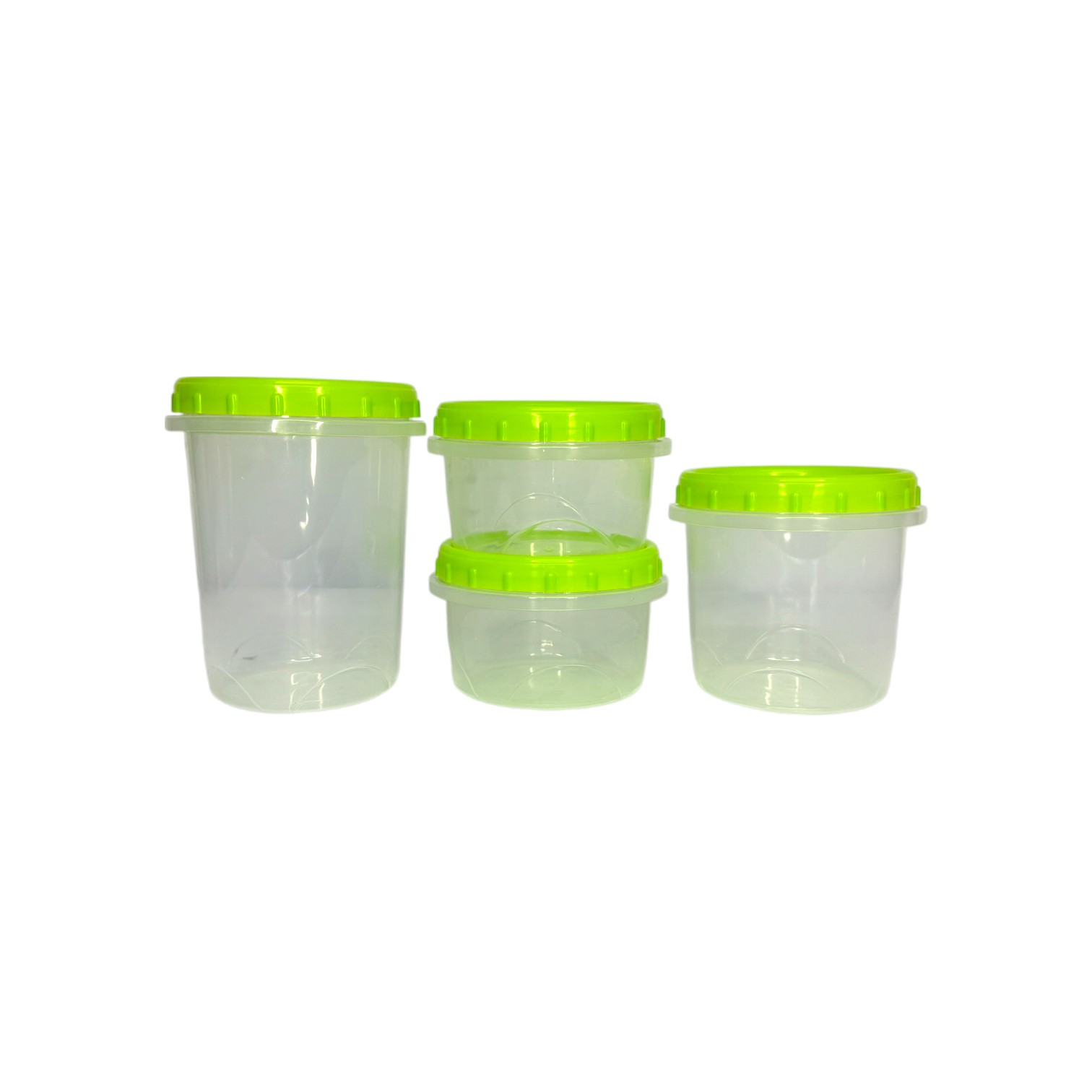 SET DE 4 RECIPIENTES ROSCADOS