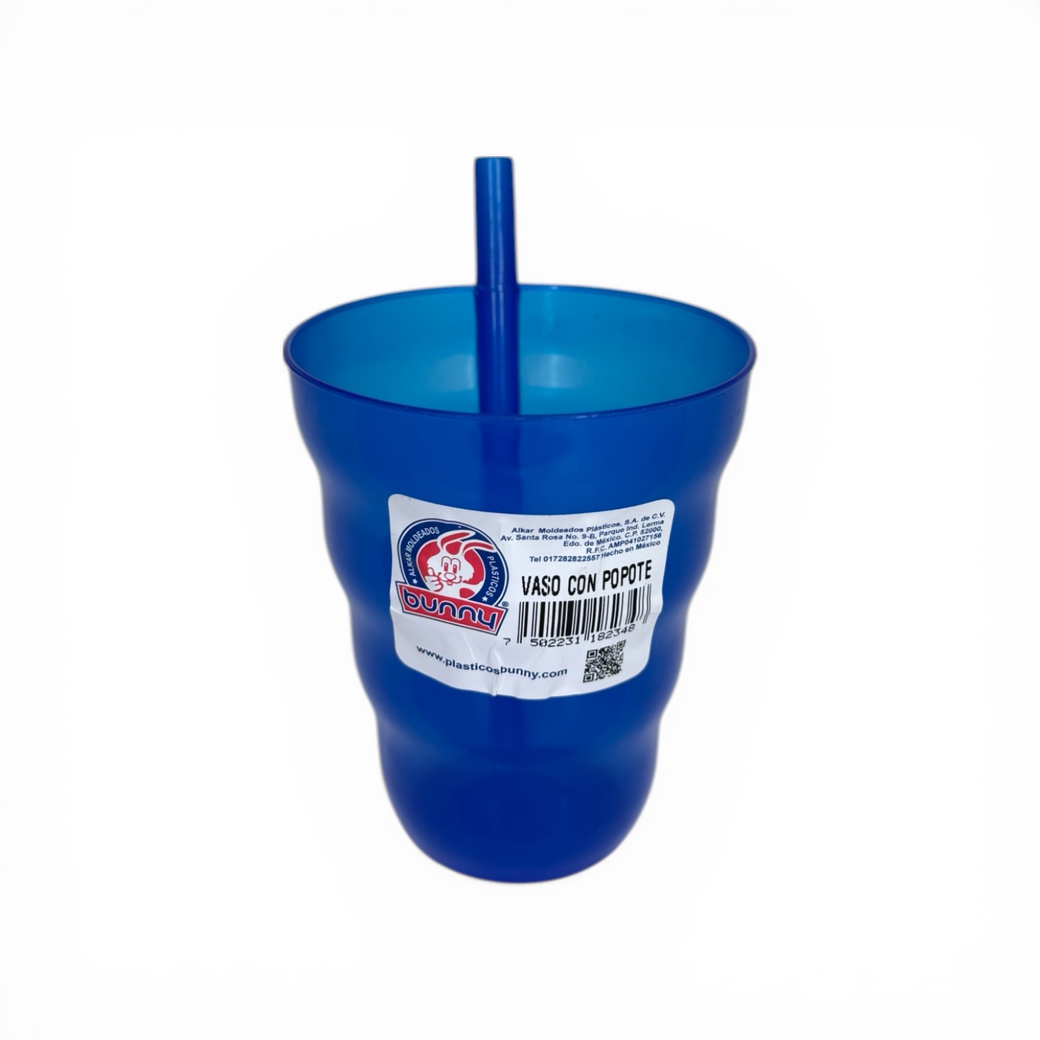 VASO CON POPOTE BUNNY