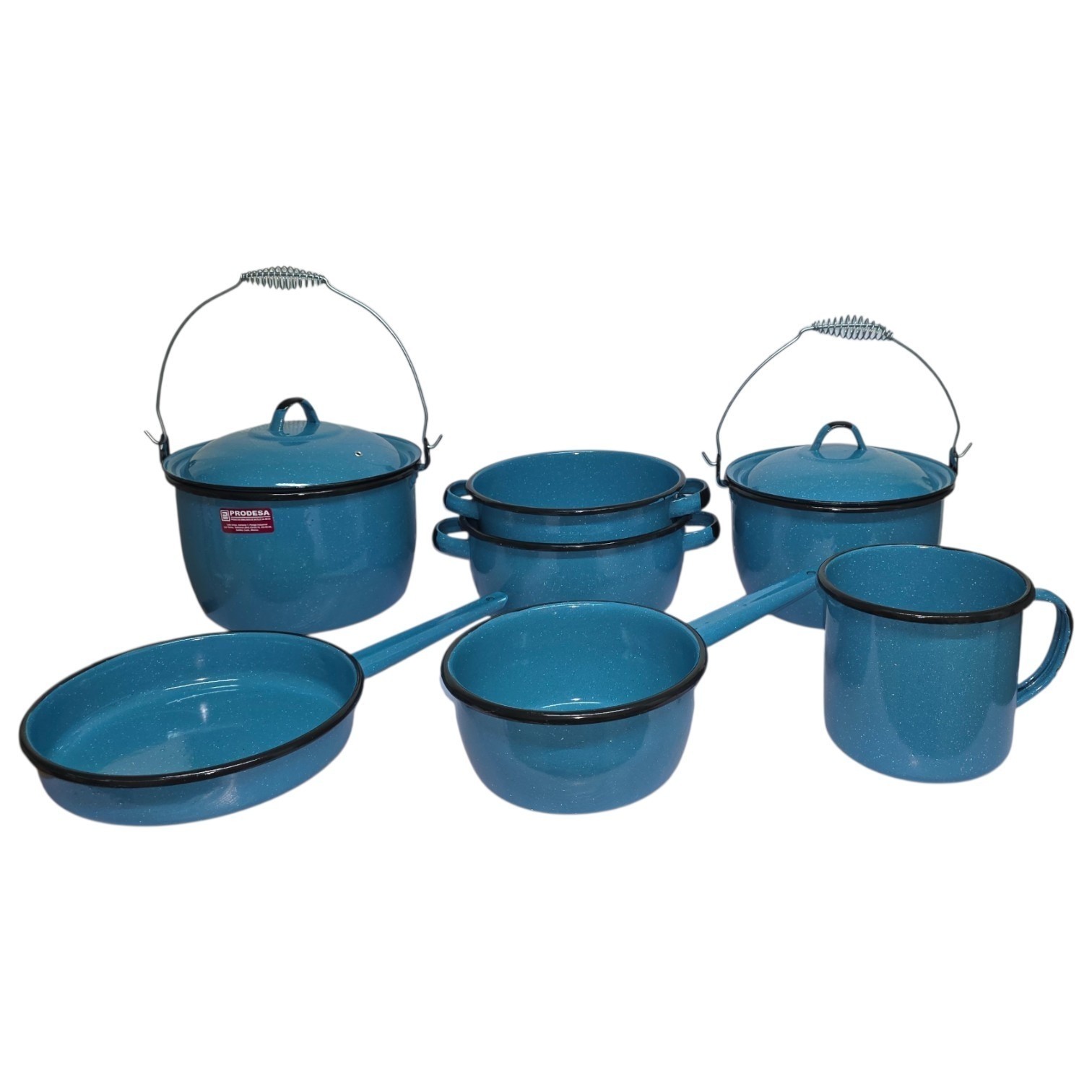 Bateria Teresita azul turquesa