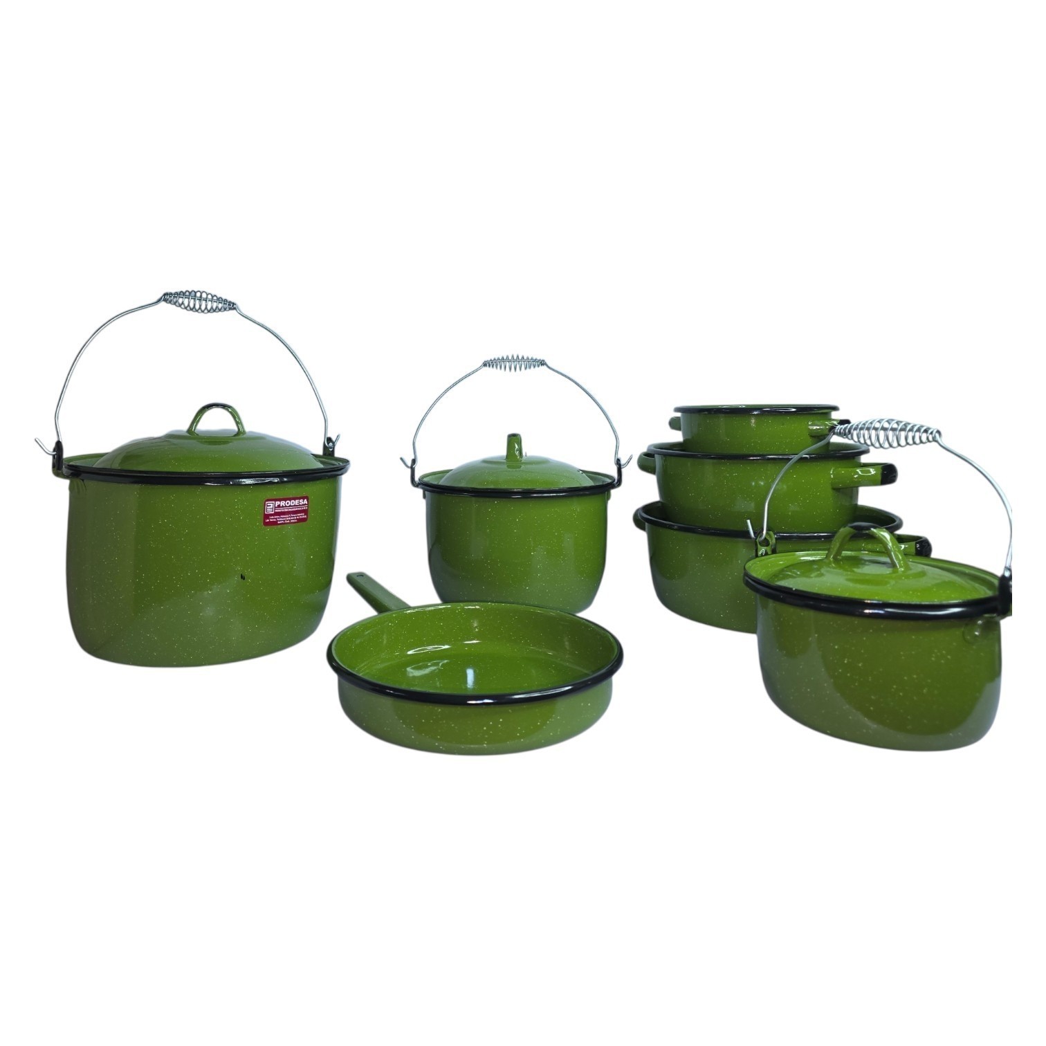 Bateria Premier verde jaspeado
