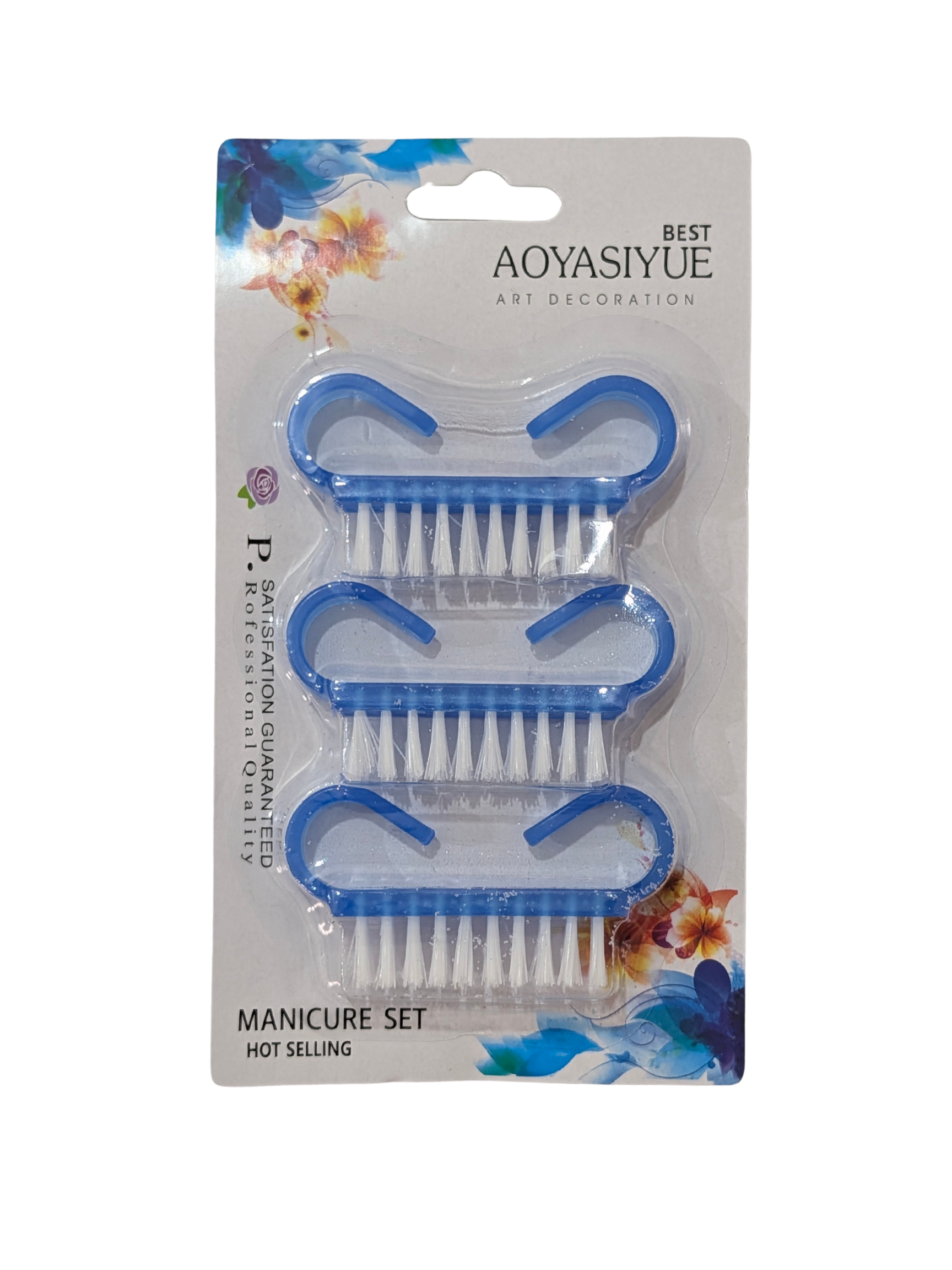 Paquete de 3 cepillos para manicura vista 2