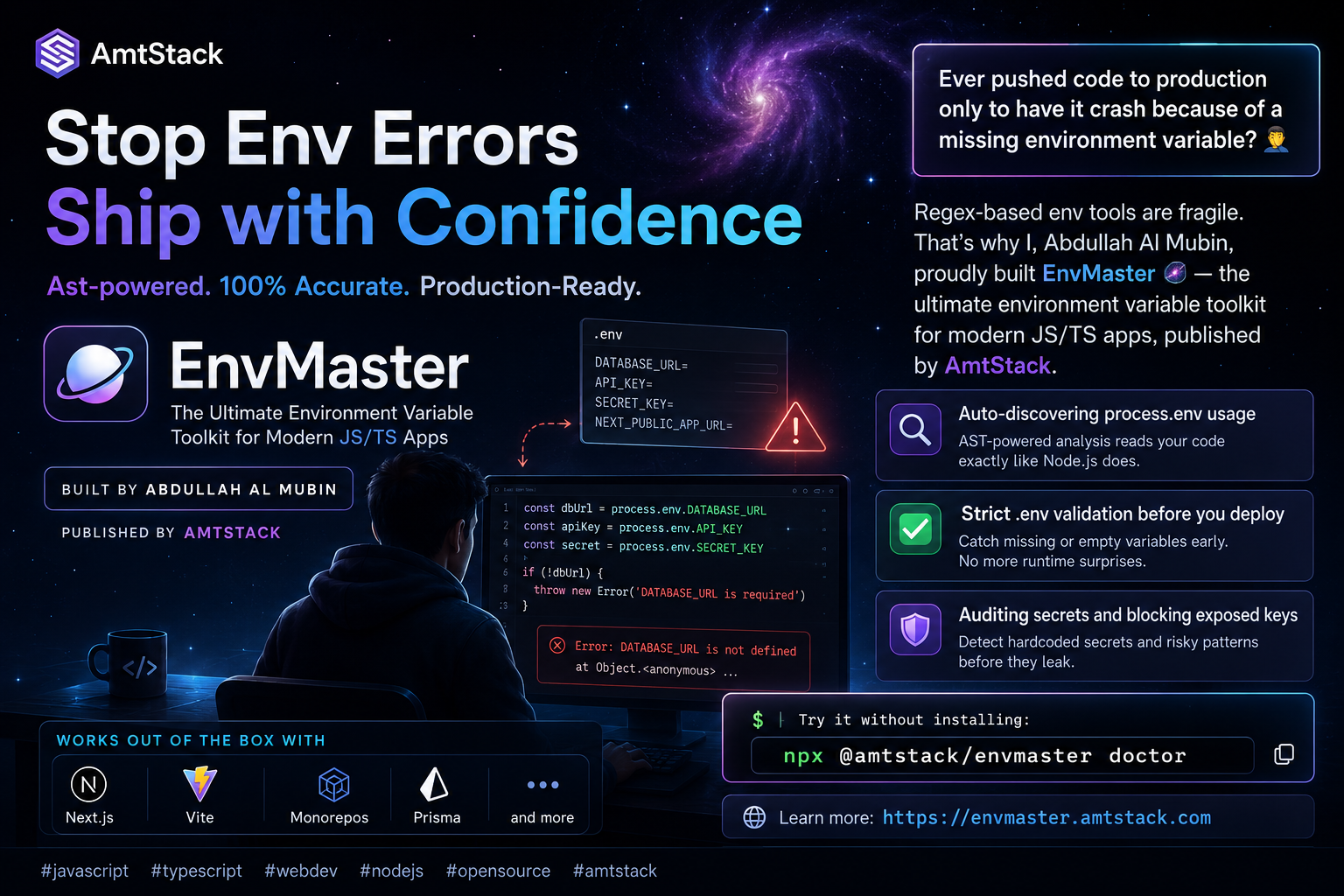 Stop Guessing Your Environment Variables — Introducing EnvMaster