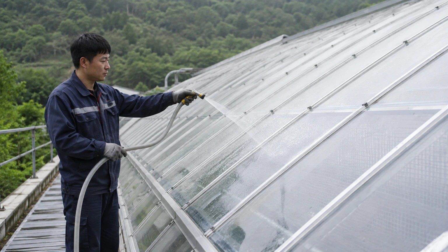Vệ sinh tấm polycarbonate