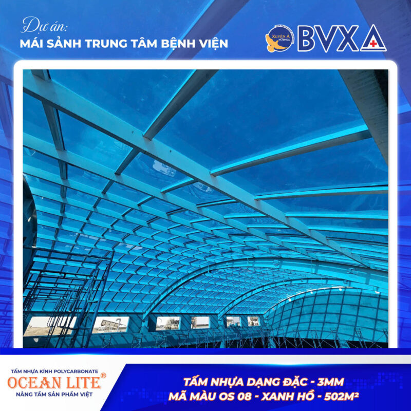 Mái sảnh Bệnh viện Đa khoa Xuyên Á