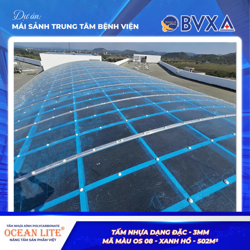 Mái sảnh Bệnh viện Đa khoa Xuyên Á