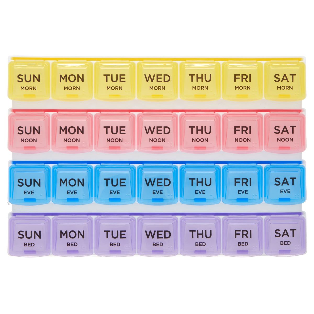 4-a-Day pill holder ,  Pill Planner 1 Week,