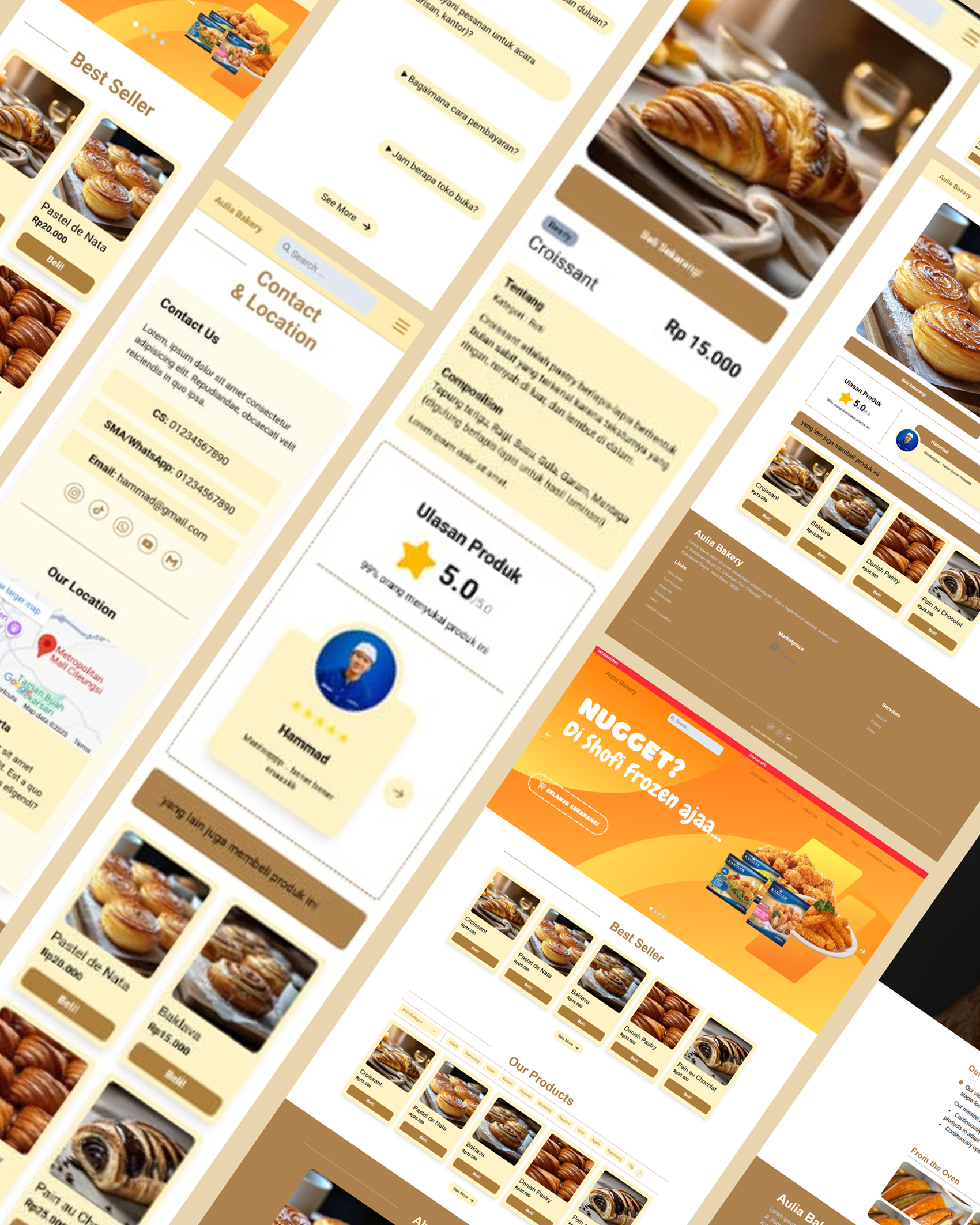 Aulia Bakery Marketplace – Fullstack Laravel Project