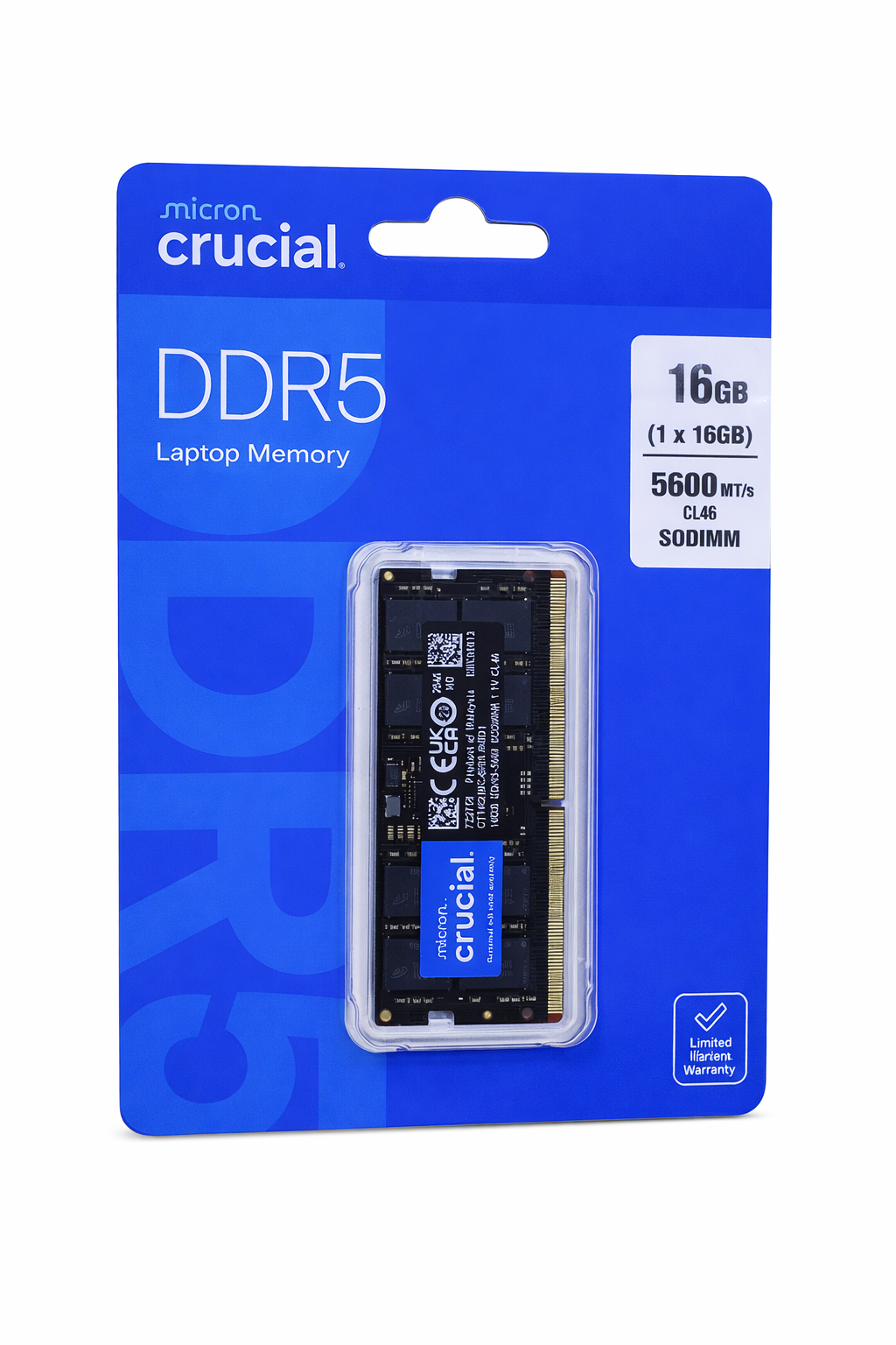 Crucial 16GB DDR5 5600MHz Laptop RAM