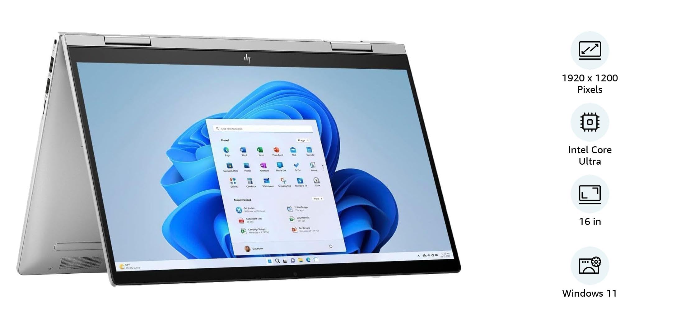 HP Envy x360 16-AC0023DX – Core Ultra 7-155U / 16GB RAM / 1TB SSD ( Certified Refurbished)