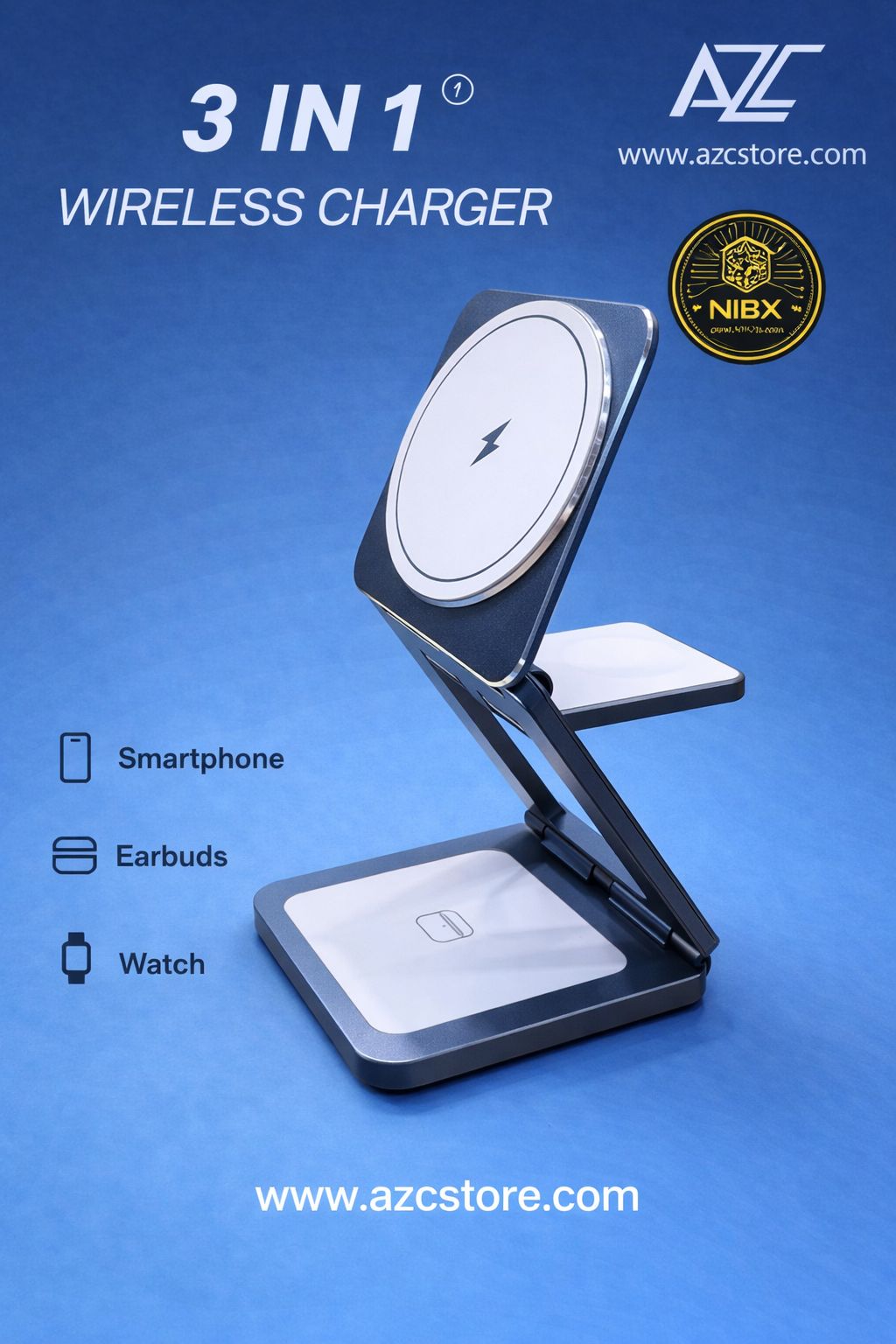 3 IN 1 WIRELESS CHARGER MODEL C5