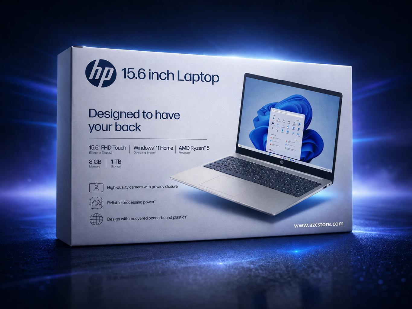 HP 15-fc0025wm | AMD Ryzen 5 7520U | 8GB LPDDR5 | 1TB SSD | 15.6" FHD Touch | Win 11