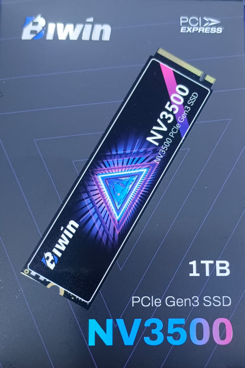 Biwin NV3500 1TB PCIe Gen3 NVMe M.2 SSD