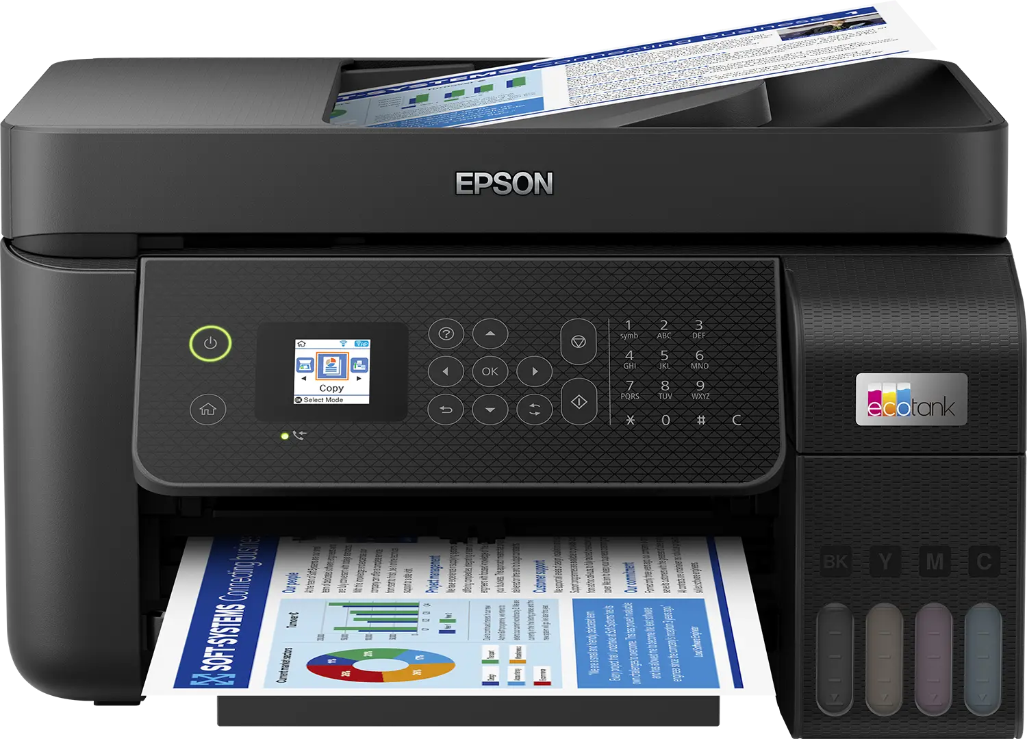 Epson EcoTank L5290 A4 4-in-1 Wi-Fi Ink Tank Printer (Print/Scan/Copy/Fax) with ADF