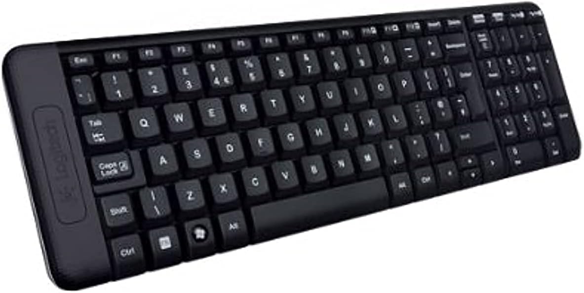Logitech MK220 Wireless Keyboard & Mouse Combo – Compact 2.4 GHz USB (920-003160)