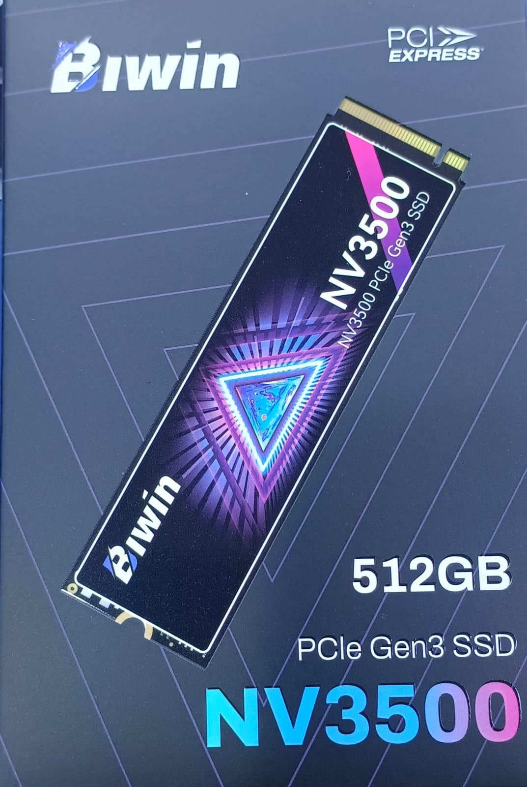 Biwin NV3500 512GB PCIe Gen3 NVMe M.2 SSD