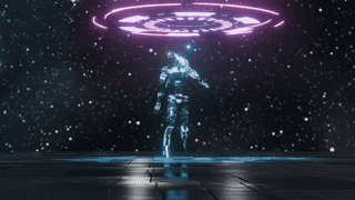 Amazing Futuristic Robot in Action: Spinning Mastery!