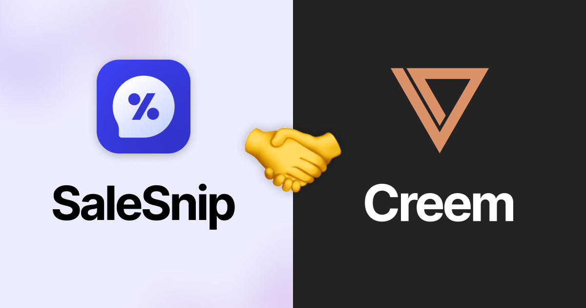 SaleSnip x Creem: Simplifying Global Sales and Payments