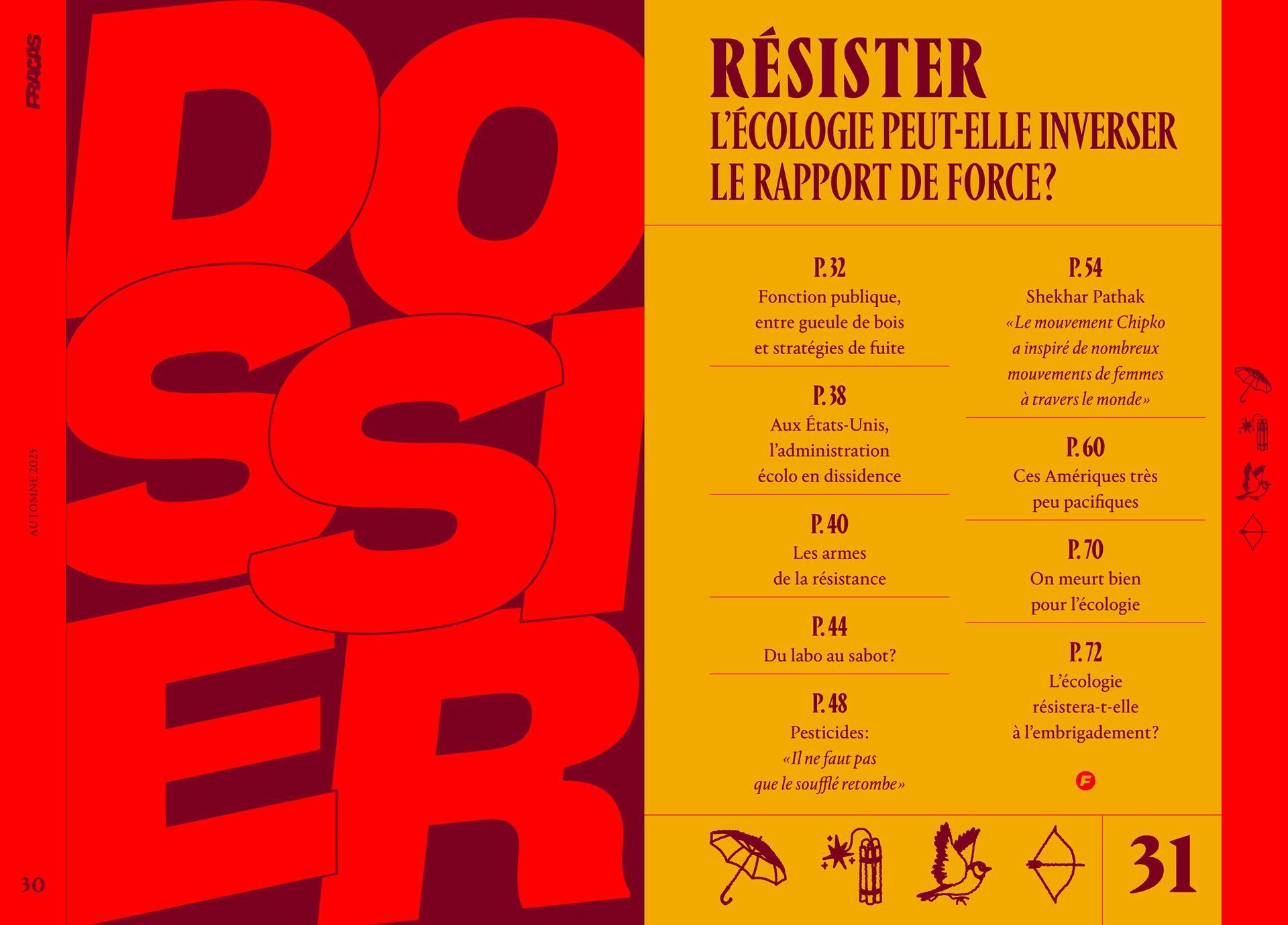 Fracas N°5 - Sommaire Dossier Résiter