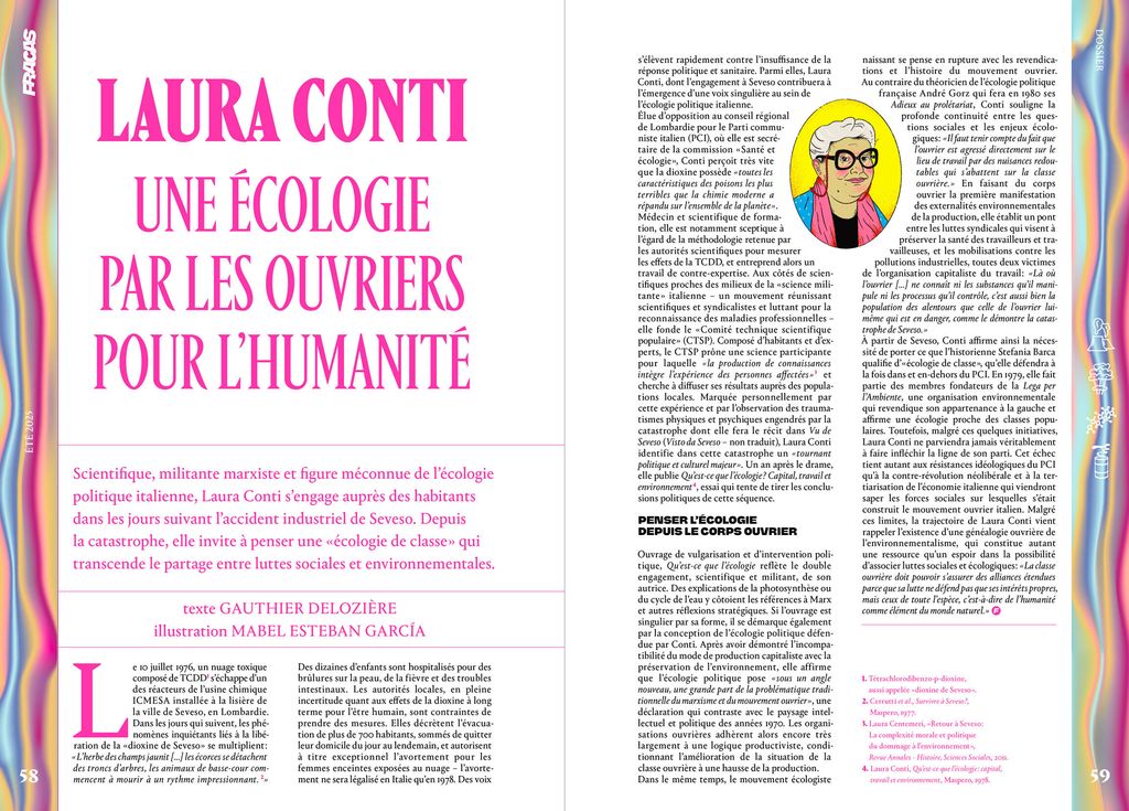 Fracas N4 Dossier Laura Conti : une écologie par les ouvriers pour l'humanité