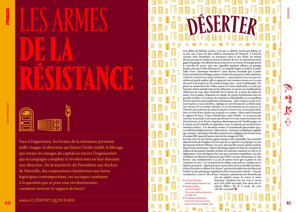 Fracas N5 Dossier les armes de la résistance