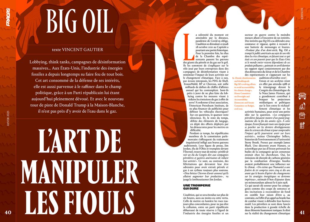 Fracas N2 Dossier - Big oil, l'art de manipuler les fiouls