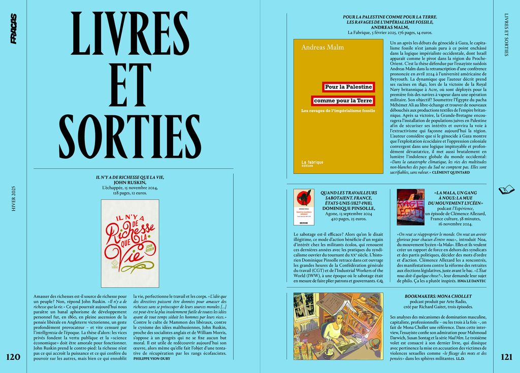 Fracas N2 - Livres et sorties 