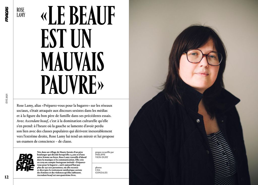 Fracas N4 Entretien avec Rose Lamy "le beauf est un mauvais pauvre"