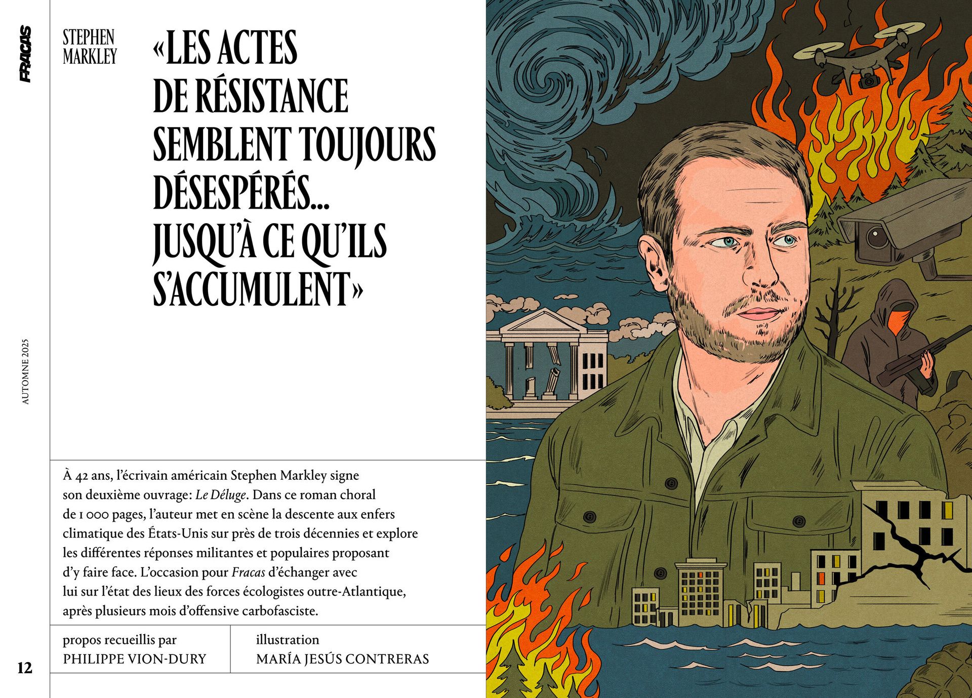 Fracas N5 grand entretien avec Stephen Markley