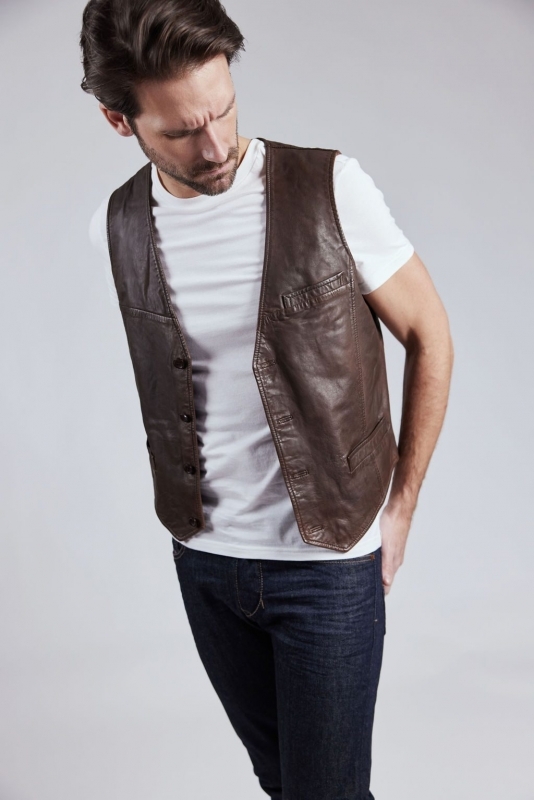 Jofama Mobyn Brun Skinnväst