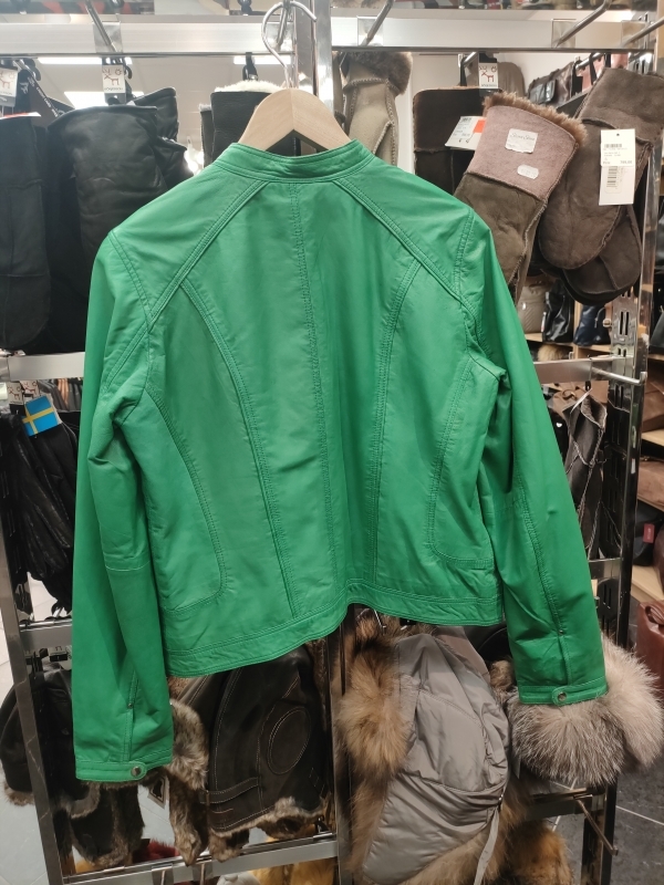 Joy Skinnjacka Grön