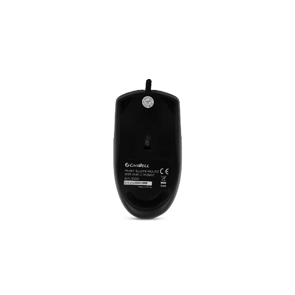 USB connector cable detail on Coolbell Slider desktop mouse