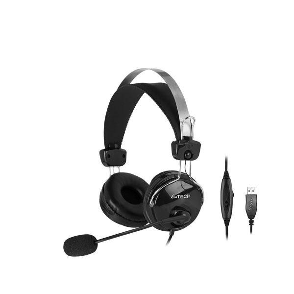 A4Tech Headset HU-7P showing the adjustable headband design