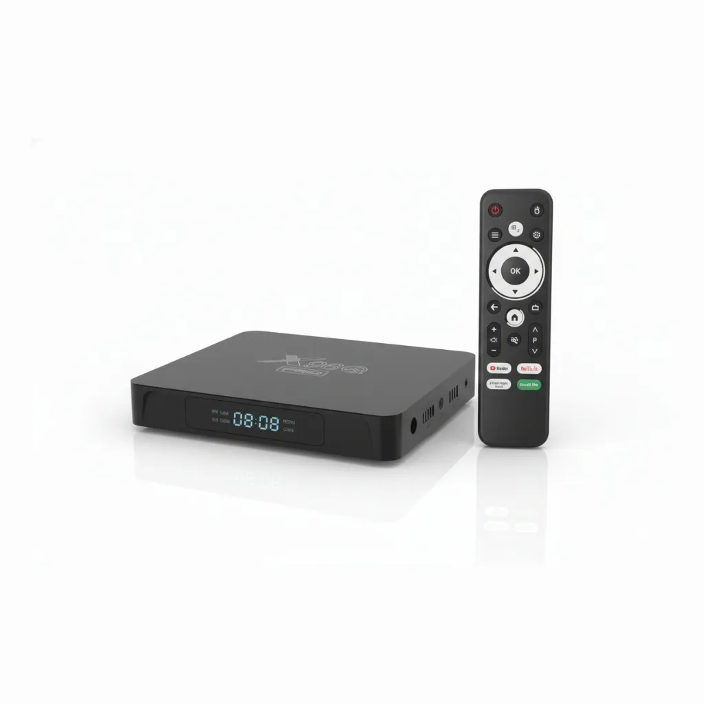 X96Q Pro smart voice remote control with Netflix and YouTube hotkeys