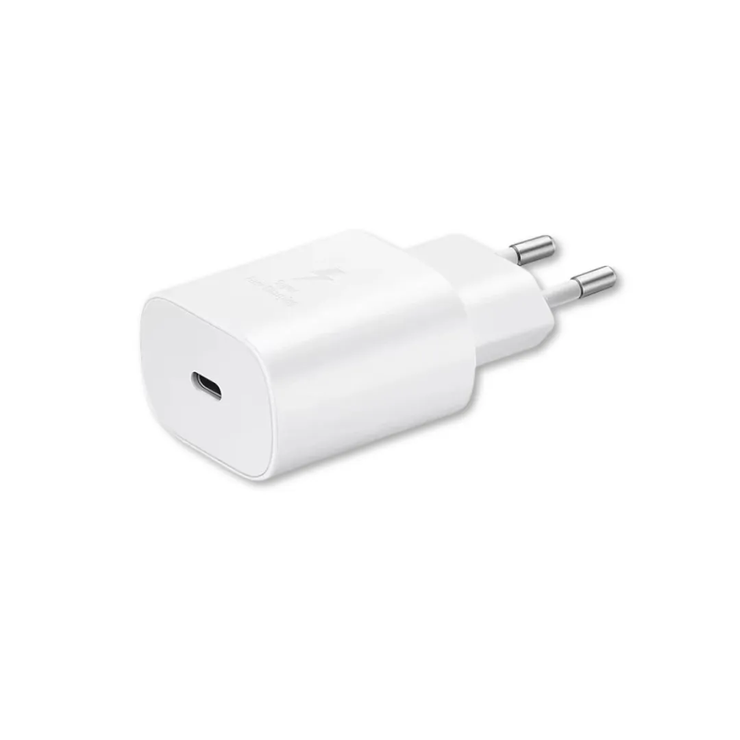 Front view of 25W PD Adapter showing single USB Type-C port