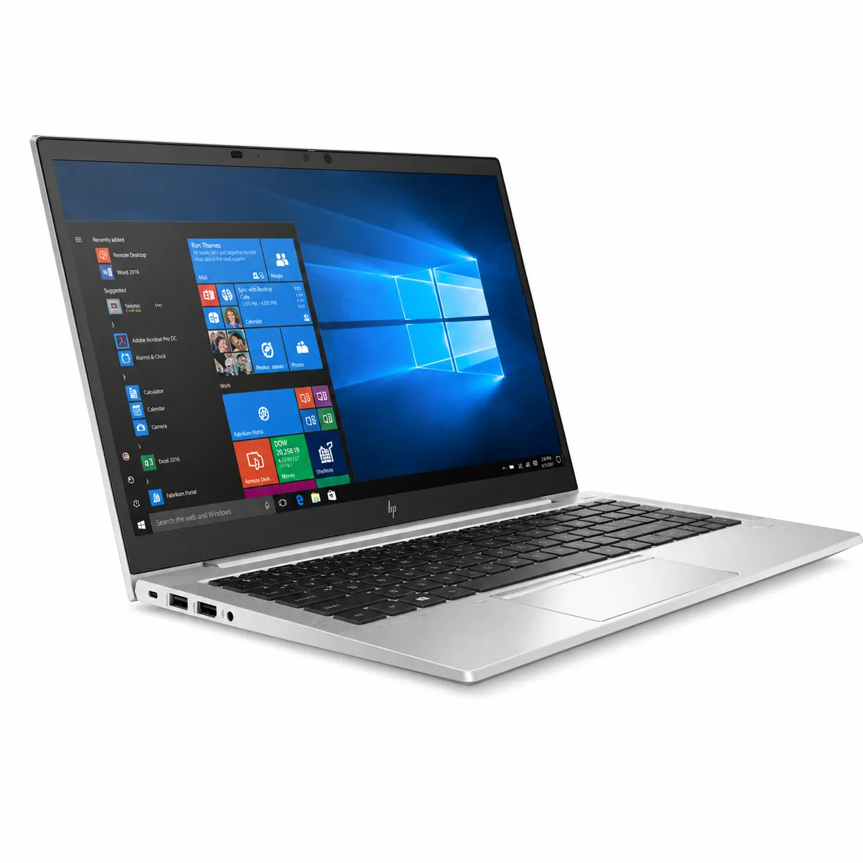 HP Elitebook 840 G7 front Side display view