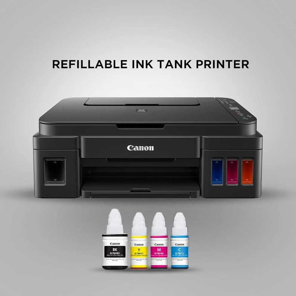 Canon GI-790 Ink Bottle Refilling into Canon Ink Tank