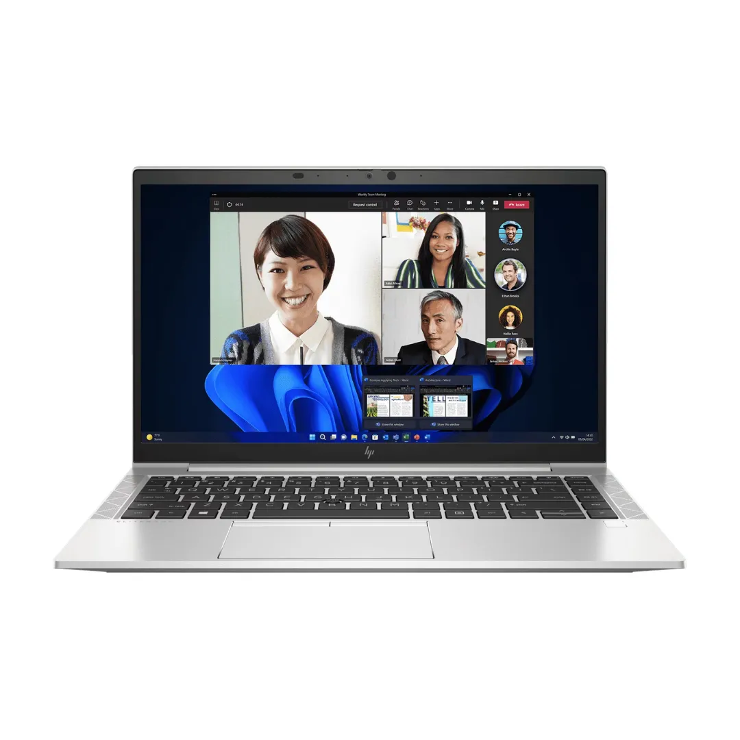 HP Elitebook 840 G8 laptop front view 14 inch FHD display
