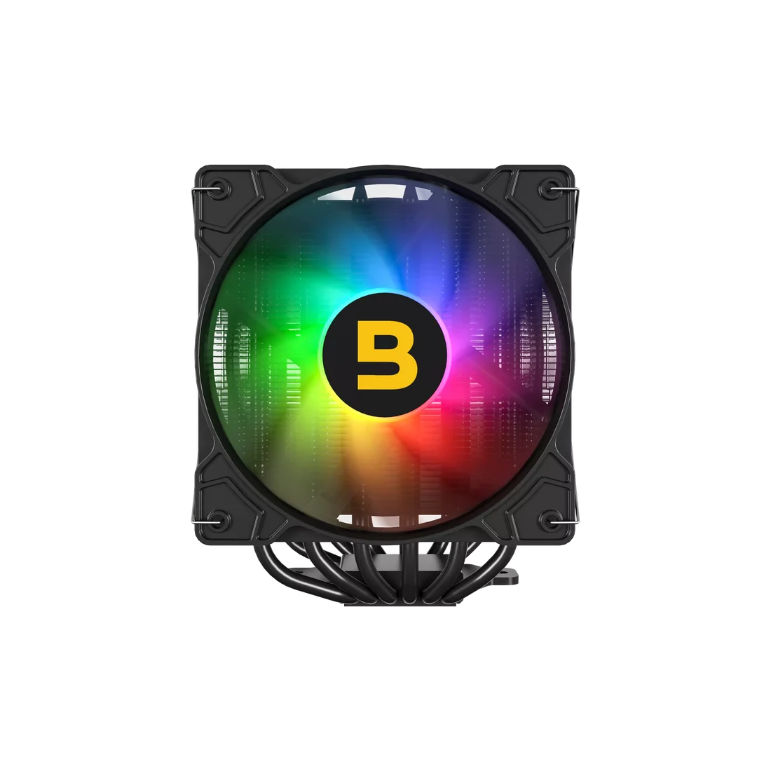 Side view of Boost Blizzard ARGB displaying dual 92mm push-pull fans on a compact Pc Cooler