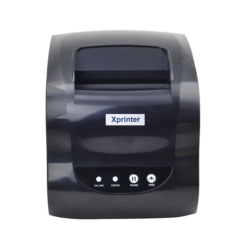 XPrinter XP-365B Thermal Receipt and Label Printer Printing Barcode Sticker