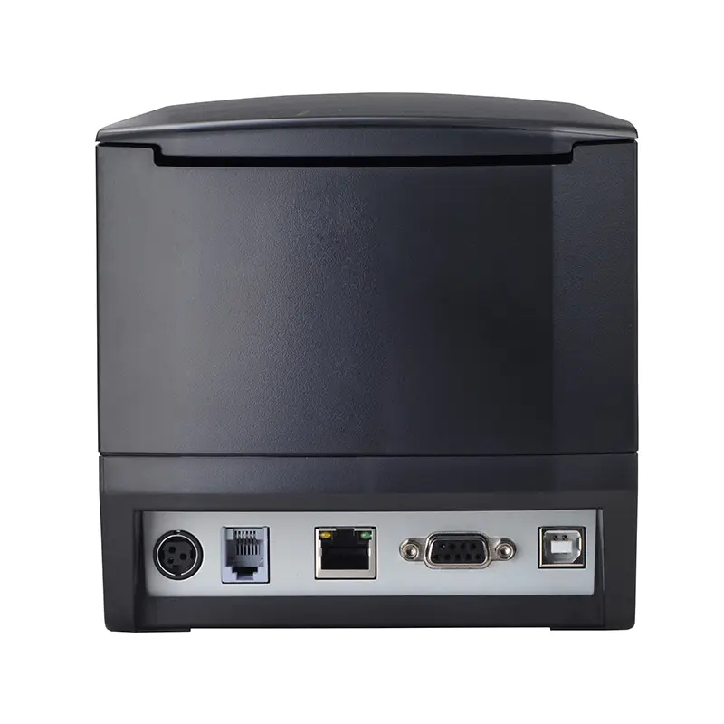 XPrinter XP-365B Commercial POS Printer Retail Box View and Cable Accessories