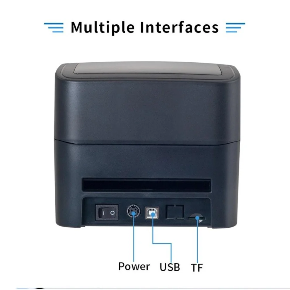 Speed-X SP-700U 4-Inch Thermal Printer Outputting Shipping Label and Receipt