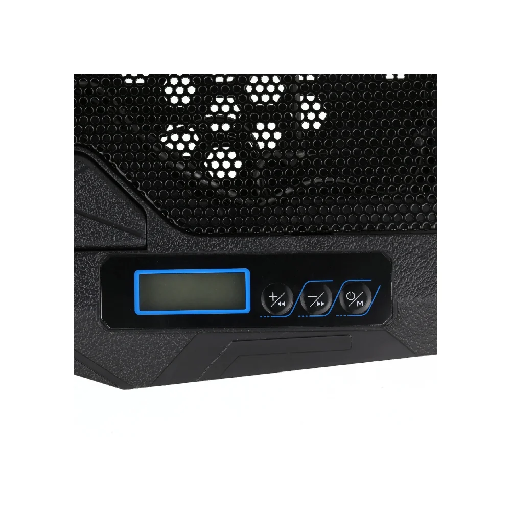 Top metal mesh surface of CoolBell CB-18 laptop cooling stand