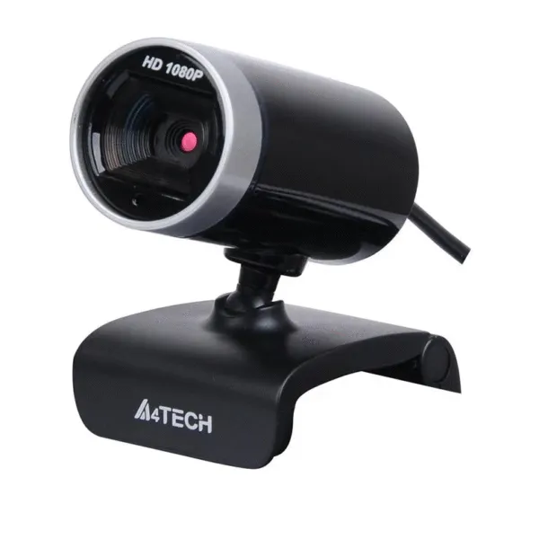 Close-up of the integrated microphone module on the A4Tech computer camera