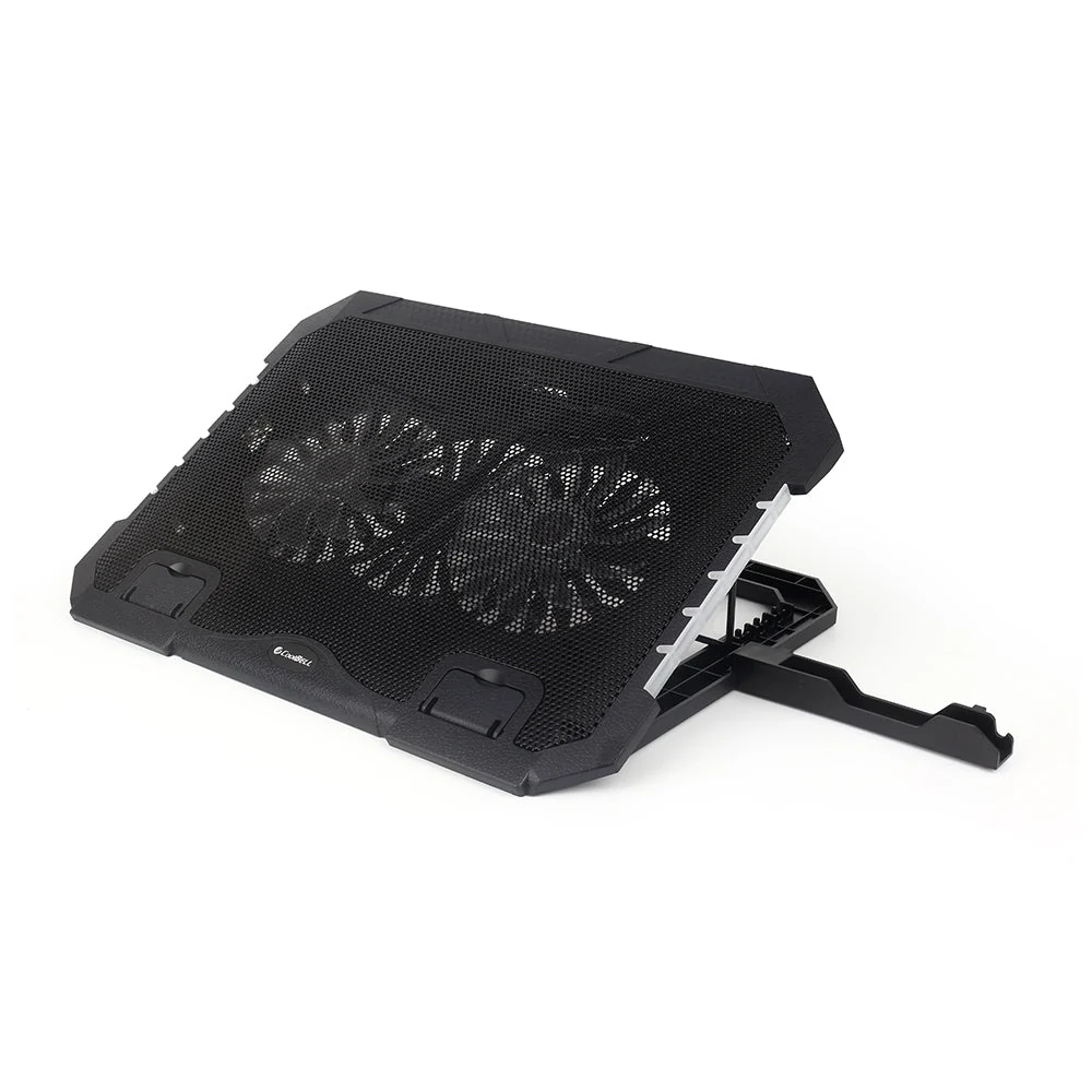 Top metal mesh surface of CoolBell CB-900 laptop cooling stand